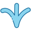 внешний-SAD-финикийский-алфавит-bearicons-blue-bearicons icon