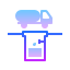 gradient style sewerage pumping icon