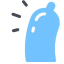 pastel color style kondom icon