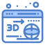 3d web platform icon