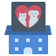 pet shelter icon