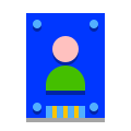 papercut style individual server icon