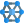 Atom structure with lattice holding each other icon