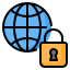 外部互联网安全保护和安全 nawicon-大纲-颜色-nawicon icon
