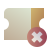 deco color style delete ticket icon