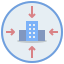 downsizing icon