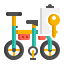 Bicicleta eléctrica icon