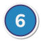 Circled 6 icon