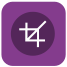 crop image icon