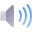 liquid glass color style audio icon