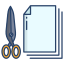tesoura e papel icon