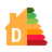 color style energy efficiency d icon