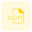 ODM file shortcut to a file located in the Digital Library Reserve icon