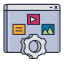 content management system icon