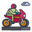 icônes-flaticons-de-course-de-motos-externes-icônes-plates-de-couleur-linéaire icon