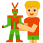 robot toy icon
