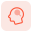 Knowledge as a key for success man head layout icon