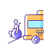 wheelchair van icon
