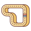 pista de corrida icon