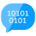 Binary Data Chat icon