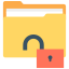 unlock folder icon
