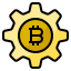Cryptocurrency Settings icon