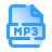 pulsar gradient style mp3 icon