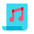 color glass style partitura icon
