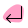 Enter button with arrow indication key layout icon