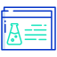 Laboratory Beaker And Document icon