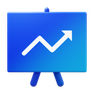 3d fluency style statistic icon