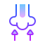 gradient style smelling icon