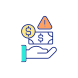 investing money carefully icon