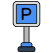 Scheda-parcheggi-esterni-vettori-di-viaggi-e-hotel-lab-contorni-colore-vettoreslab-2 icon