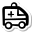 stickers duotone style krankenwagen icon
