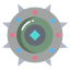 Spiked Round Shield icon