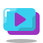 Galeria de vídeo icon