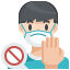 do not touch icon