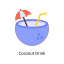 coconut drink icon