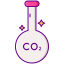 外部-CO2-CBD-オイル-フラティコン-リニア-カラー-フラット-アイコン icon
