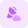 satellite dish cloud icon