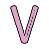 V icon