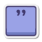 引用符キー icon