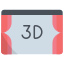 외부-3D-영화-시네마-베어아이콘-플랫-베어아이콘 icon