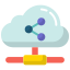 shared cloud icon