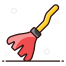 witch broom icon