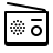 badges style radio icon