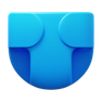 3d fluency style nappy icon