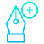 add fountain pen icon