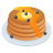 Pfannkuchen-Emoji icon